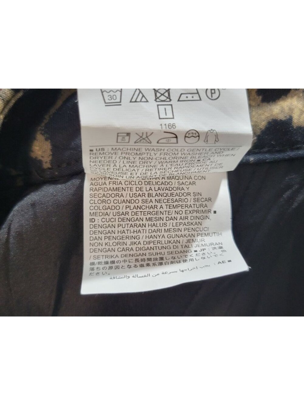 Old Navy Womens Leopard Print Straight-Leg Pants Size 14 Regular Cotton Blend - Picture 9 of 11